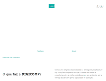 Tablet Screenshot of digicomp.com.br